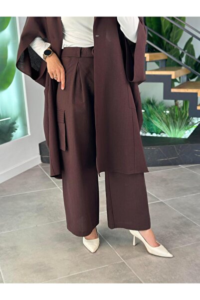 Armine Collection Körük Cepli Pantolon 25Y2823 Kahverengi
