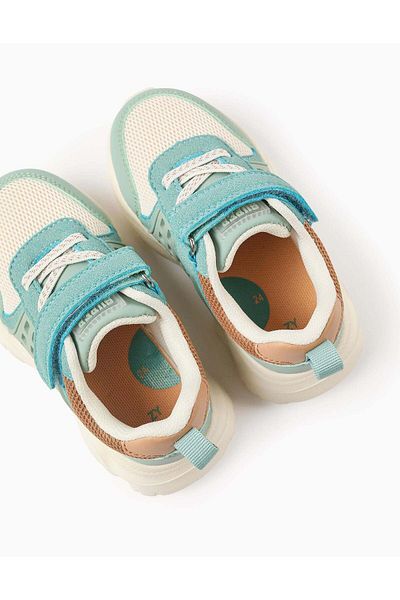 Ziddy Superlight Runner Trainers for Baby Boys, Blue/Camel