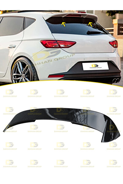 DG Power Seat Leon MK3 2012 - 2020 Arka Tavan Üzeri FR Model Spoiler Parlak S...