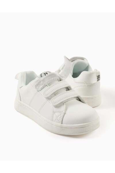 Ziddy Touch Fastening Trainers for Children 'ZY 1996', White