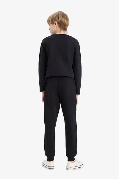 DeFacto School Jogger Black Men's Children's Sweatpants K8852A6/Bk81