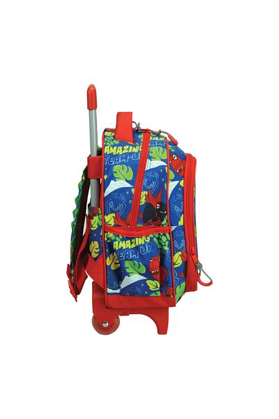 SPIDERMAN Spidey Dino-Webs rolling kindergarten backpack, bag 30 cm