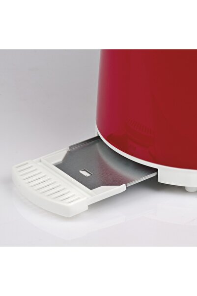 Girmi Prajitor de paine TP10, rosu, 1 felie, 7 trepte de prajire, oprire automata