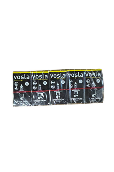 VOSLA Far Ampulü H7 Kablolu 12V 55W Alman Malı 10 Adet Fiyatıdır