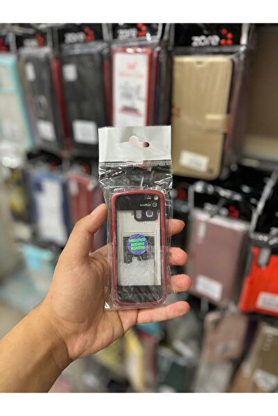 Nokia 5800 Kapak Tuş Takımı-Kırmızı