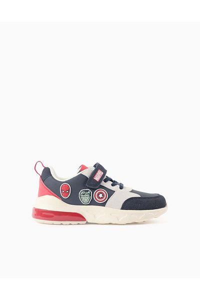Ziddy Light-Up Trainers for Boys 'Avengers - Marvel', Dark Blue