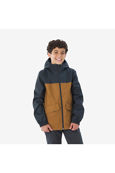 Decathlon Quechua Kids 3 in 1 Outdoor Jacket - 7/15 Years - Brown/Gray - Nh100