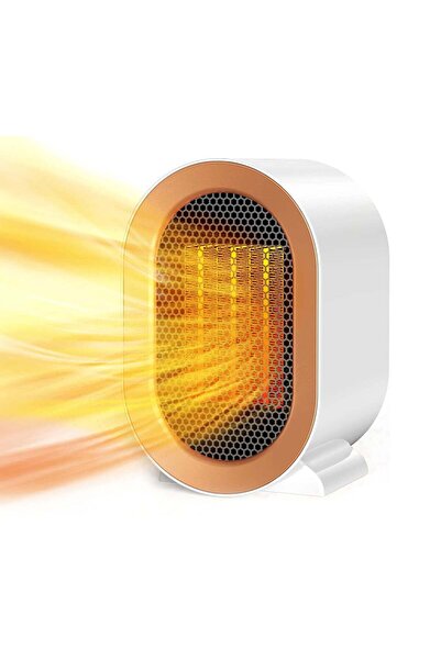 Timebox Încălzitor electric ceramic cu ventilator, compact și silențios, cu încălzire rapidă 1200W, reglabil în 2 trepte, pentru