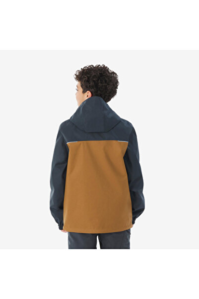 Decathlon Quechua Kids 3 in 1 Outdoor Jacket - 7/15 Years - Brown/Gray - Nh100