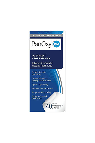 CARE لاصقات شفافة ليلية لمعالجة الحبوب، 40 قطعة