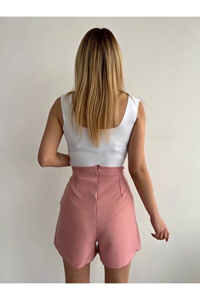 hibiscus Cover Shorts Skirt Powder S208