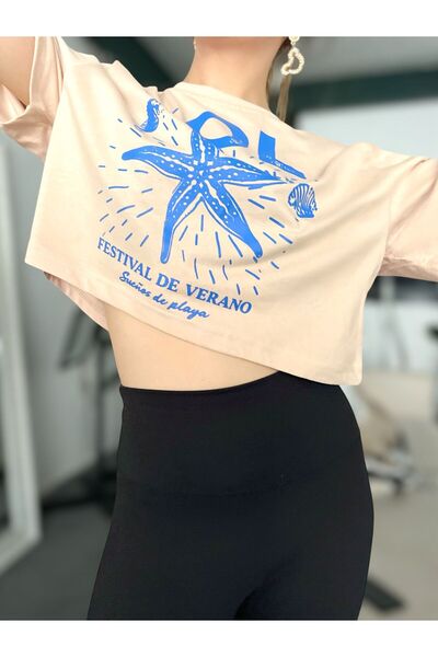 Sheesy Μπλουζάκι με ανοιχτόμενο μέσο SOL