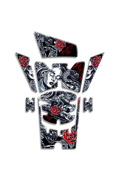 PROMOT PCX DX-STD UYUMLU TANK PAD 3D SET 2025 MODEL 8 PARÇA 03