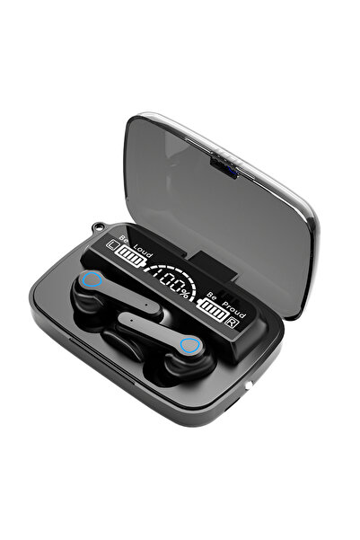 OEM TWS EM-M19 Smart Wireless Earbuds, Bluetooth 5.3, HiFi Sound, Dual Mode, LED Display, Built-in Mic