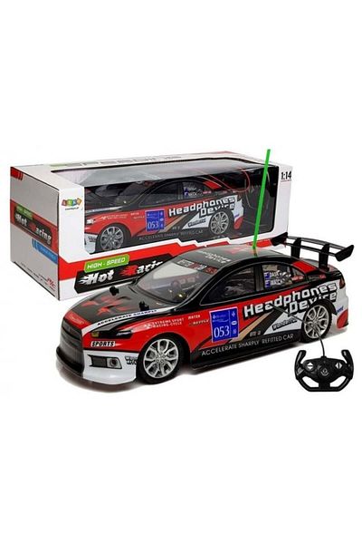 REBELS Remote-Controlled Racing Sports Car R/C 27 Mhz Red