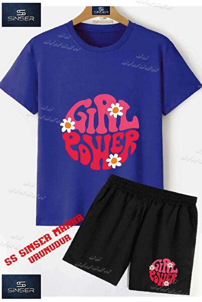 SS SİNSER Παιδικό UNISEX T-Shirt με Ειδική Στάμπα "GIRL POWER DOLLYFLORAL WRI...