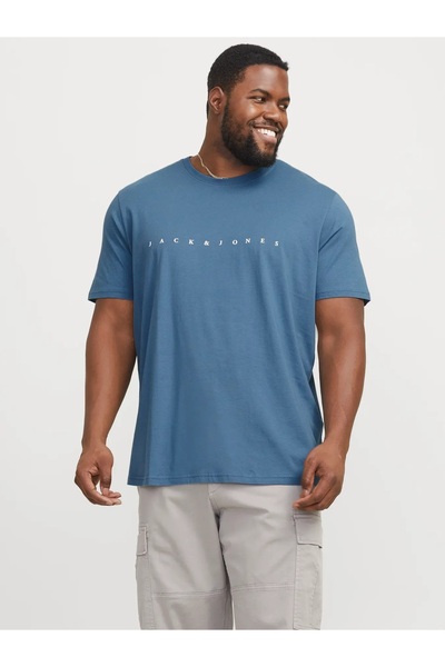 Jack & Jones Μπλουζάκι με στρογγυλή λαιμόκοψη και τυπωμένο λογότυπο ποδηλάτου...