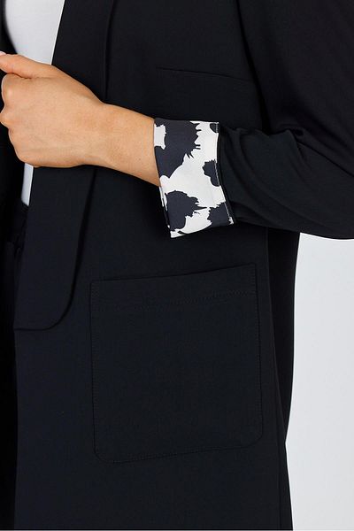 Zühre Pocket Detailed Jacket Trousers Black Set Tk-1103