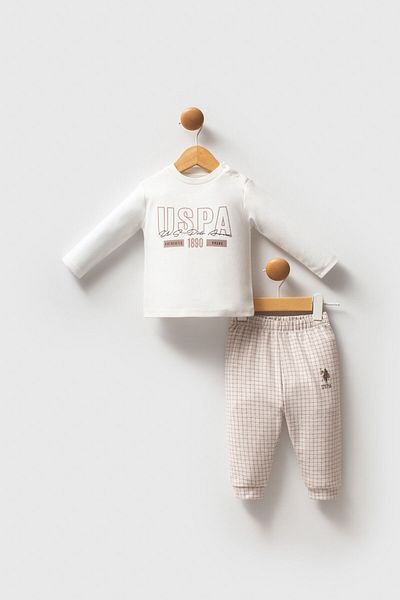 U.S. Polo Assn. U.S. Polo Assn Baby Boy Brown Baby Sets