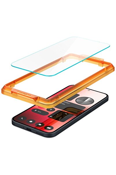 Spigen Protector de ecran pentru Nothing Phone 2a - Set de 2, Kit de instalare inclus, M66, Transparent