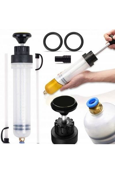 zola Pompa tip seringa pentru extragerea lichidelor, 500 ml, gradata, policarbonat, transparenta