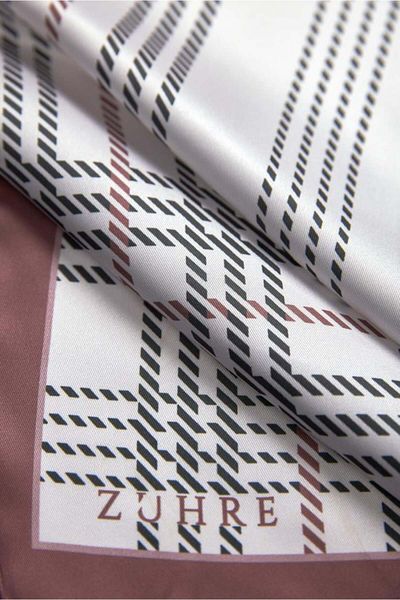 Zühre Polyester/Twill Scarf V22 0080