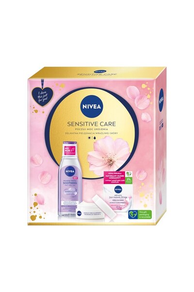NIVEA Sensitive Skin Care Set: Day Cream + Micellar Water, Nivea, 200ml