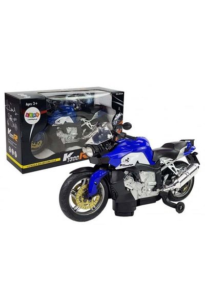 REBELS Blue battery-powered motorcycle