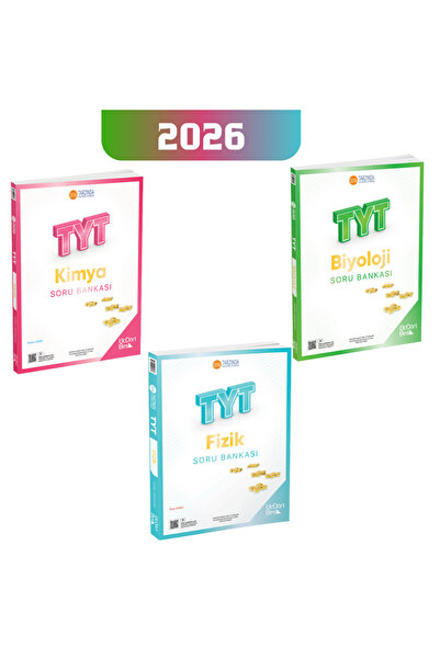 3D Yayınları 2026 345 TYT Fen Seti ( Fizik Soru Bankası + Kimya Soru Bankası ...