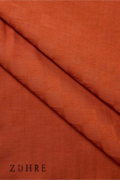 Zühre Monogram Patterned Tile Seher Shawl 0106