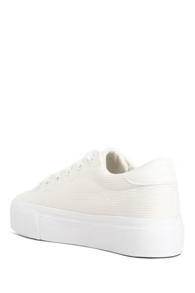 london Rag Flatform Canvas Sneakers