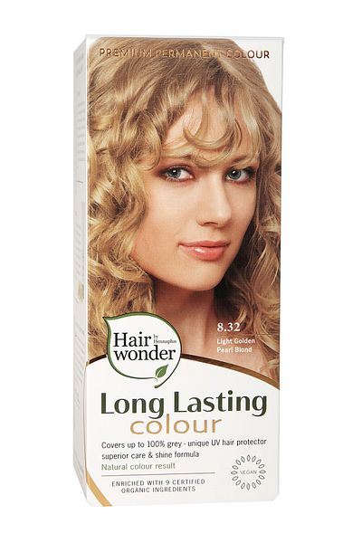 Hennaplus Vopsea par Long Lasting Colour 8.32 Light Golden Pearl Blond