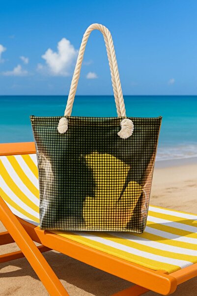 loca sweet home Şeffaf Plaj Çantası