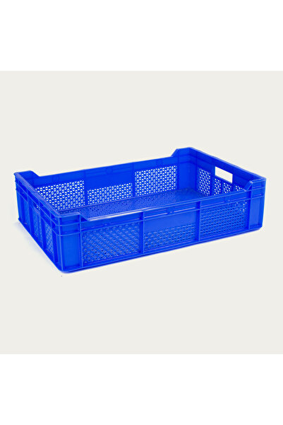 gülogluplastik Delikli Plastik Kasa 40*60*15 Cm Lacivert Delikli Dayanıklı Ha...