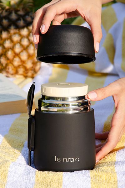 Le murano Bon Appétit Food Thermos - Noir 500 ml