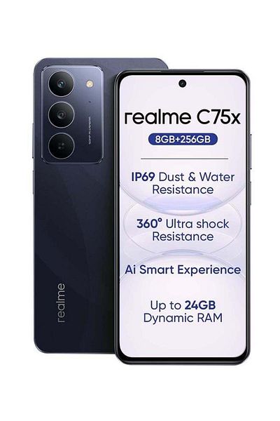 realme C75X Dual SIM Oceanic Blue 8GB RAM 256GB 4G - Middle East Version