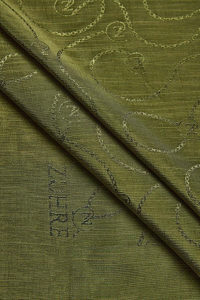 Zühre Khaki Flaming Shawl 0016