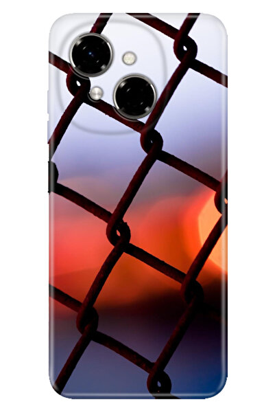 TECNO Spark Go 1 2025 6.67" Case Decorative Silicone Printed Cover Sunset Mesh