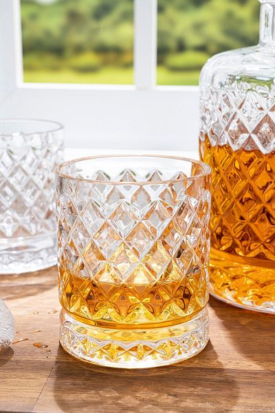 Dasupo Selen Concept Luxury Karmen Model Handmade Glass Cup Set of 4