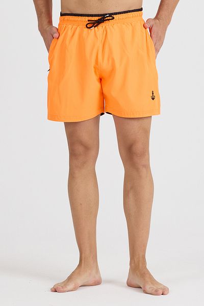 pandy Pantaloni scurți de baie cu buzunar din plasă căptușiți colorați