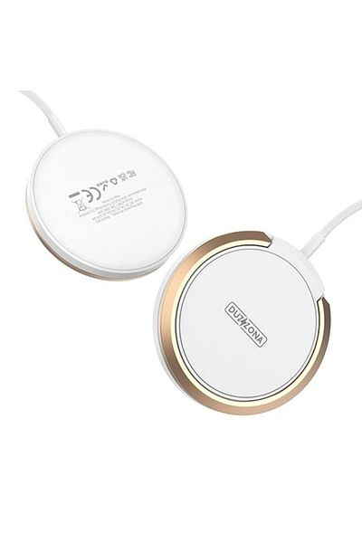Gear Wireless Charger 15W with Phone Stand, Turbo, I31, Silicon Flex, Arctic Snow
