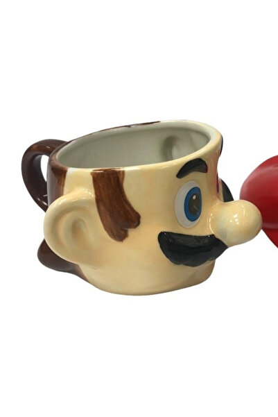 Bestech Süper Mario Kupa Tasarım Figürlü Şık Hediyelik Bardak Mug
