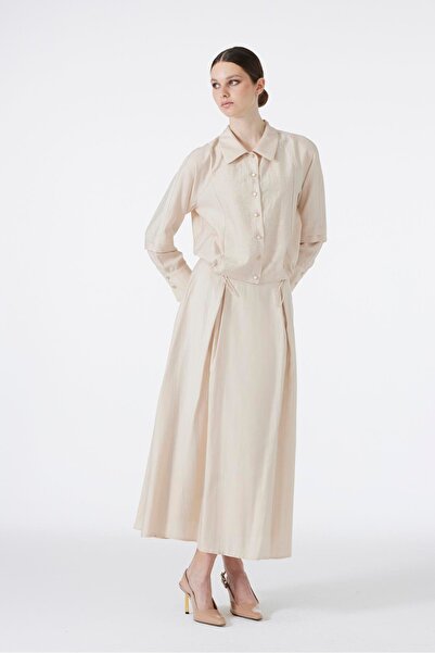 Zühre Stone Embroidered Stone Double Suit Tk-1469