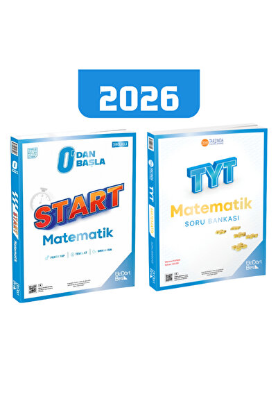 3D Yayınları 2026 TYT Matematik Başlangıç Seti ( Start Matematik + 345 TYT Ma...