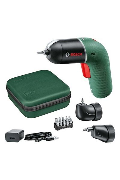 Bosch Set de surubelnite IXO 6 Litiu-ion, cu adaptor de unghi si adaptor excentric