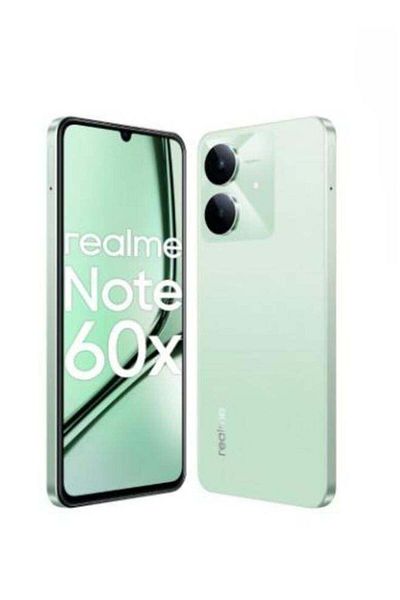 realme نوت 60x 4G ثنائي الشريحة لون أخضر بري 3 جيجابايت رام 64 جيجابايت - إصدار الشرق الأوسط