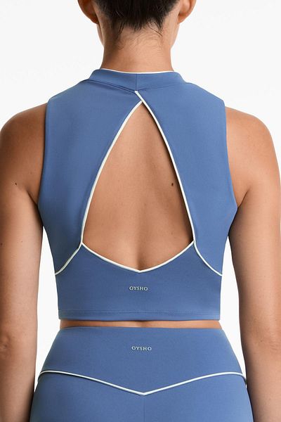 Oysho Piping Comfortlux tank top