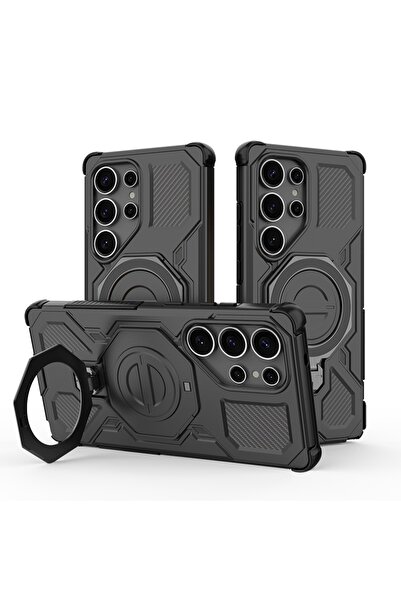 SKYDDAR INNOVATION Θήκη για Samsung Galaxy S25 Ultra, Αντικραδασμική, Carbon ...