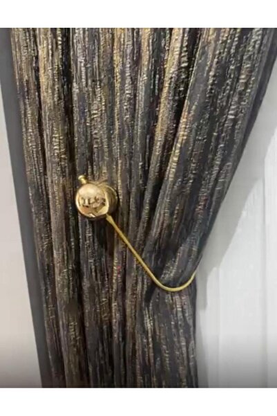 Emsal Modern fon perde kolbağı metal toplu tavandan asma 1 adet