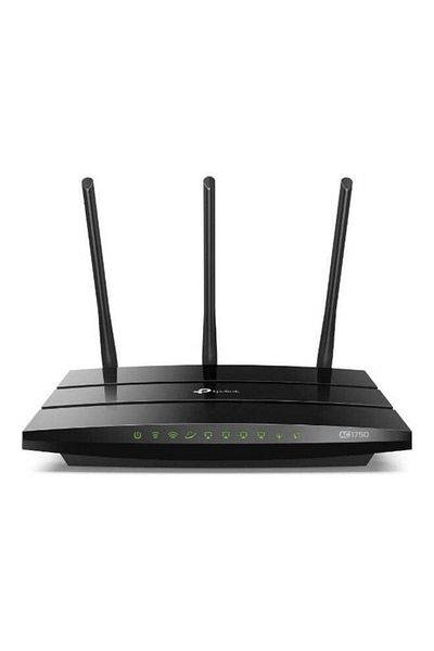 TP-LINK جهاز توجيه جيجابت لاسلكي ثنائي النطاق آرتشر C7 باللون الأسود